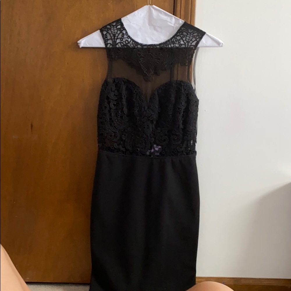 Short black dress